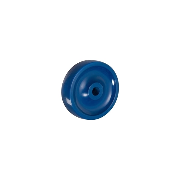 Casterhq 4"x2" BLUE SOLID POLYURETHANE (NON MARKING) WHEEL, 750 LBS CAPACITY HD-PLX-4M7 - main